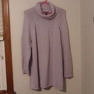 Eileen Fisher Lavender Cowl Neck Sweater
